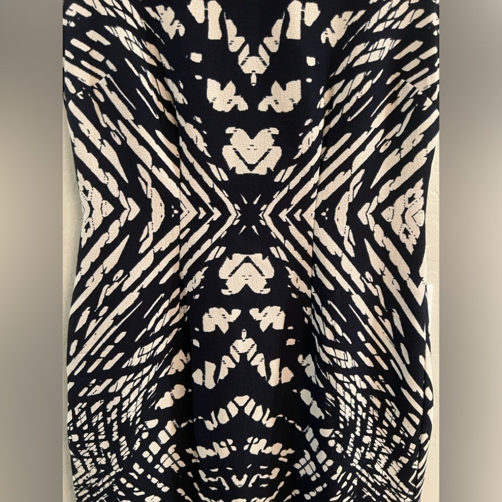 Maggy London size 4 black and tan sheath dress - Picture 5 of 11